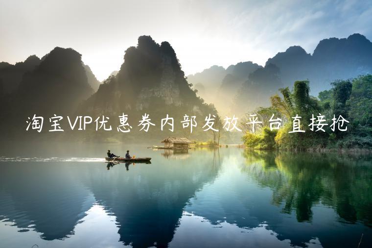 淘寶VIP優(yōu)惠券內(nèi)部發(fā)放平臺直接搶